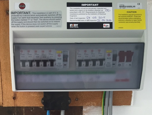 Avería eléctrica y visita técnica